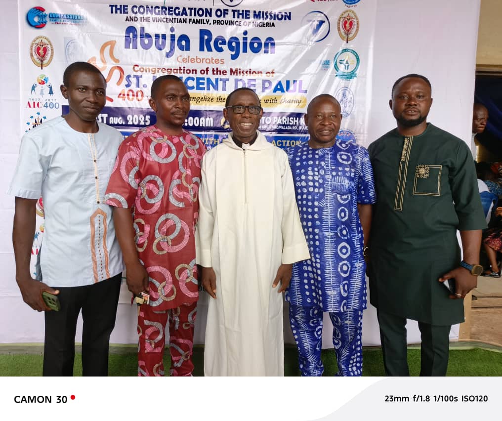Members of the Vincentian Family, Abuja Region, marking 400 years of the Congregation of the Mission